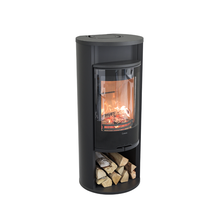 610G Style, black with warming shelf