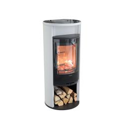 610G Style, weiß mit Glastop und Warmhaltefach