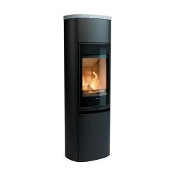 990G Style, noir avec dessus en pierre ollaire
